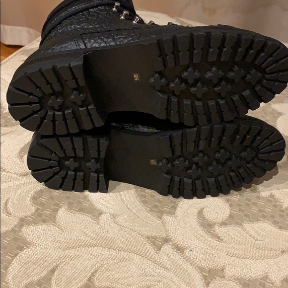 Steve Madden Genuine Leather Combat Boots - Picture 9 of 9